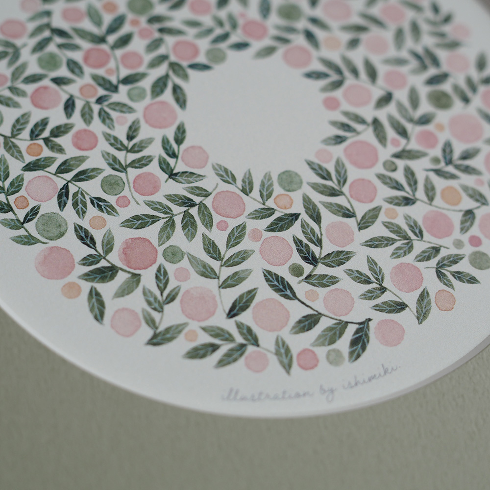 水彩ポスターフレーム付とステーショナリーセット（あこがれ）